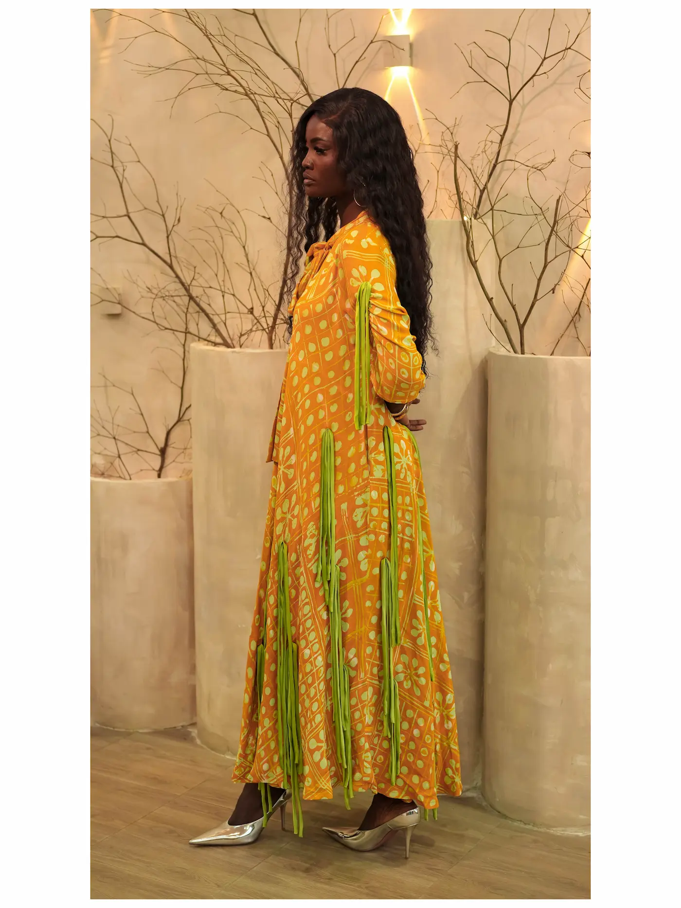 Exclusive Adire crepe